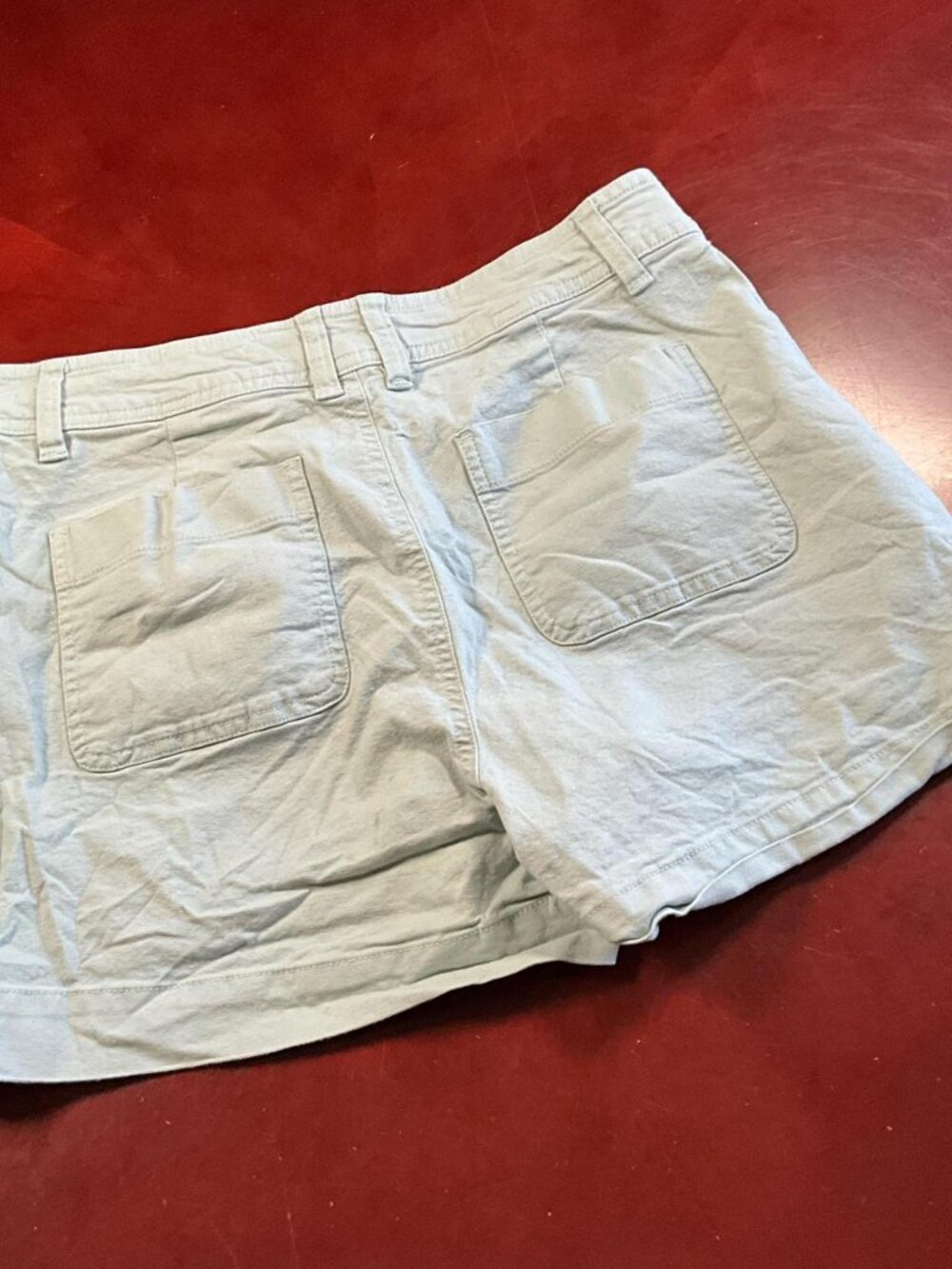 Womens Spring Designer Streetwear Casual Linen Cotton Short Shorts (Size 10) - Picture 15 of 16